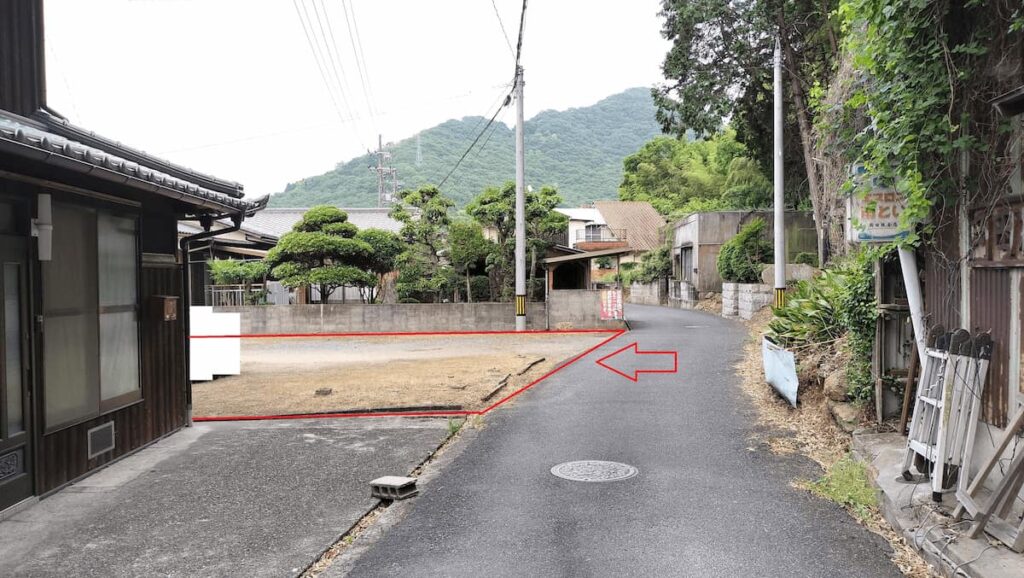 前面道路と接道状況