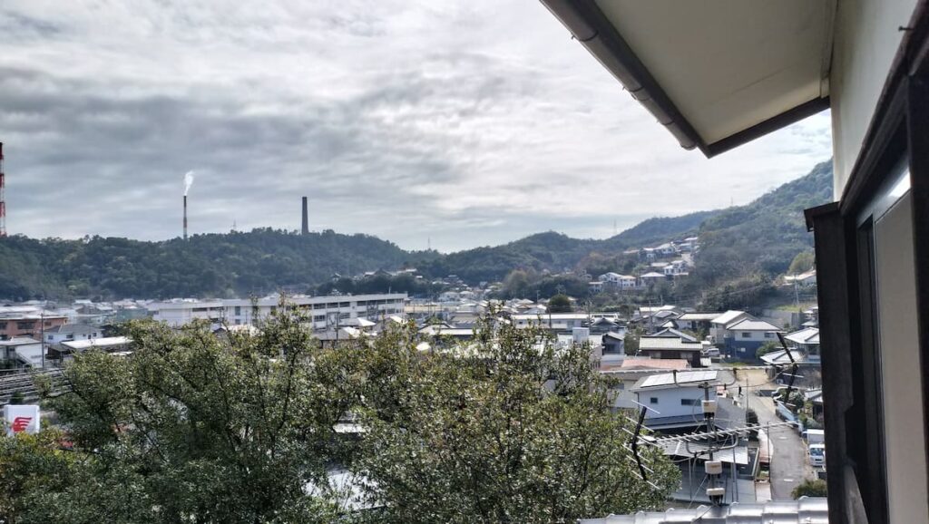 2階からの景色